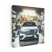 Mercedes E-Class in Garage - Symbol of Elegance and Power