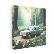 Vintage Mercedes-Benz A-Class in Scenic Setting - Timeless Elegance