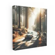 Vintage Mercedes-Benz A-Class on Scenic Road - Classic Elegance