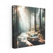 Classic Mercedes-Benz A-Class on Scenic Road - Timeless Elegance