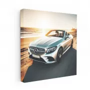 Mercedes-Benz C-Class on Beach: Elegance Meets Adventure