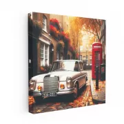 Vintage Mercedes-Benz C-Class in Old London - Timeless Elegance