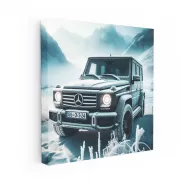 Rugged Mercedes-Benz G-Class in Winter Wonderland