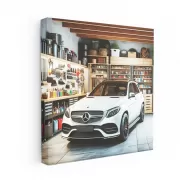 Mercedes-Benz GLE in Garage - Luxury and Power Unleashed