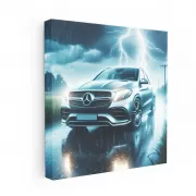 Mercedes-Benz GLE in Thunderstorm - Power Meets Elegance