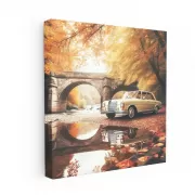 Classic Mercedes-Benz S-Class on Majestic Bridge - Timeless Elegance