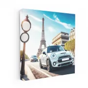 Mini Cooper SE in Paris - Stylish Electric Drive