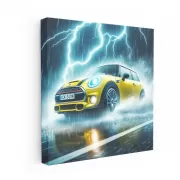 Mini Cooper SE in Thunderstorm - Electrifying Thrill
