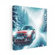 Mini Countryman in Snowfall - Adventure-Ready and Bold