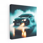 Mitsubishi Lancer Evolution (Evo) in Fog - Power in Style
