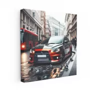 Mitsubishi Lancer Evolution in London - Speed and Precision