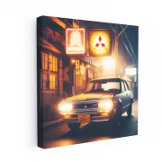 Vintage Mitsubishi Night - Classic Retro Vibes
