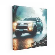 Mitsubishi Triton L200 in Rainy Weather - Rugged and Reliable