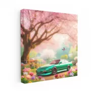 Nissan 240SX in Nature - Sleek and Stylish Classic Coupe