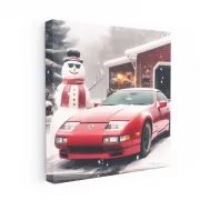 Nissan 300ZX Winter Drive - Sleek Performance in Cold