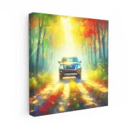 Nissan Armada Impressionism Art - Strength Meets Style