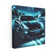 Nissan GT-R at Night - Power Meets Precision Performance