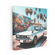 Retro Nissan in Los Angeles - Classic Charm on Wheels