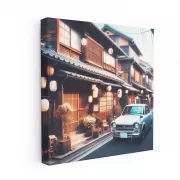 Vintage Nissan in Retro Tokyo, Japan - Timeless Style