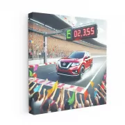 Nissan Pathfinder Racing in Ring - Powerful Adventure SUV