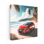 Nissan Pulsar GTI-R on Beach - Rally Legend in Action