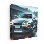 Nissan GT-R R34 Skyline in Moody Overcast - Legend Unleashed