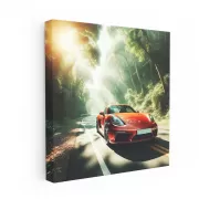 Porsche 718 Cayman Road - Sleek Power and Precision