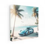 Porsche 911 GT3 on Scenic Beach - High-Performance Luxury