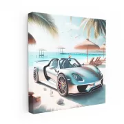 Porsche 918 Spyder on Beach - Ultimate Hybrid Supercar