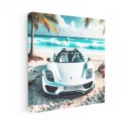 Porsche 918 Spyder Thrills on Beach - Speed Meets Elegance