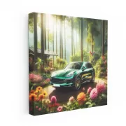 Porsche Cayenne in Forest - Luxury Meets Adventure