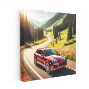 Porsche Cayenne on Road - Luxury SUV Powerhouse