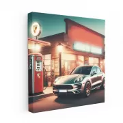 Porsche Macan Vintage Style - Timeless Elegance in Motion