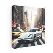 Porsche Taycan in New York - Electrifying Performance