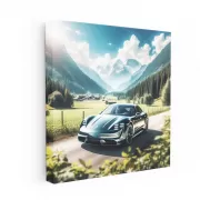 Porsche Taycan in Scenic Valley - Electrifying Performance