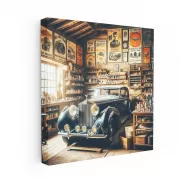 Vintage Rolls-Royce in Classic Garage - Timeless Elegance
