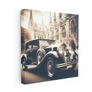 Vintage Rolls-Royce Retro Style - Timeless Elegance