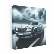 Rolls-Royce Phantom in Overcast Skies - Epitome of Luxury
