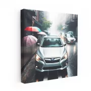 Subaru Legacy in Cloudy Weather - Reliable and Stylish