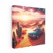 Vintage Subaru Desert Adventure - Timeless Off-Roader