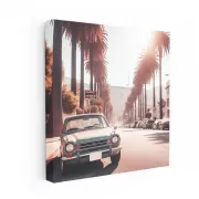 Classic Subaru in Retro Style, Los Angeles - Timeless Appeal