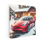 Tesla Model 3 in Winter - Efficient, Sleek, and Powerful