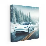 Tesla Model 3 in Winter: Efficient, Sleek, and Future-Ready