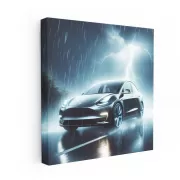 Tesla Model Y Thunderstorm Drive - Electrifying Elegance