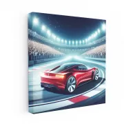 Tesla Roadster Racing at Ring - Speed and Innovation