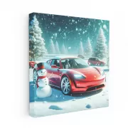 Tesla Roadster in Winter - Adventure Awaits in Style
