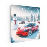 Tesla Roadster Winter Drive - Speed Meets Elegance