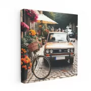 Vintage Style Toyota Corolla - Classic Elegance in Motion