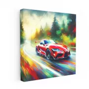 Impressionist View of Toyota GR Supra - Power and Elegance