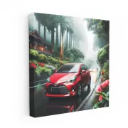 Toyota GR Yaris in Rain - Agile, Sporty, and Powerful